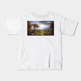 Jasper Francis Cropsey Autumn On the Hudson River Kids T-Shirt